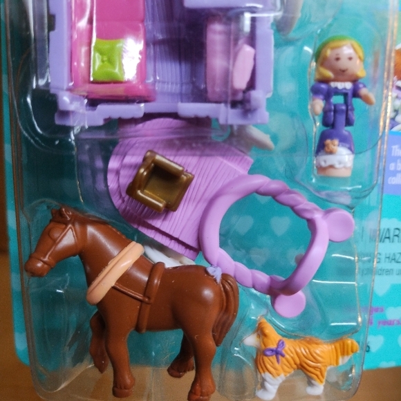 RARE - Vintage 90s Bluebird Polly Pocket Circus Wagon On The Go Playset NWT - Picture 3 of 6